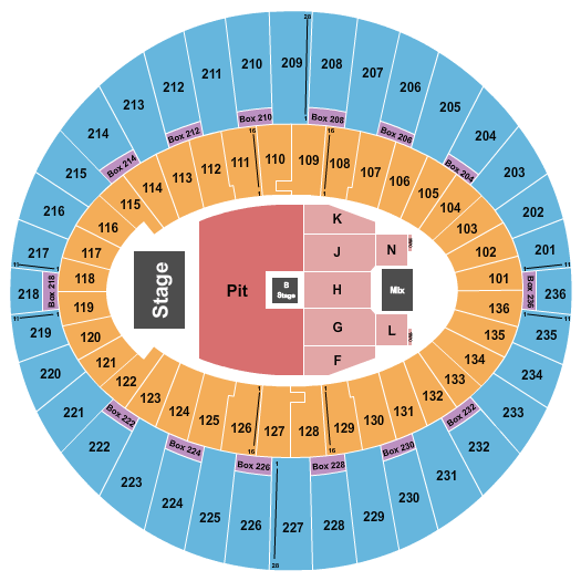 The Kia Forum Nine Inch Nails Seating Chart